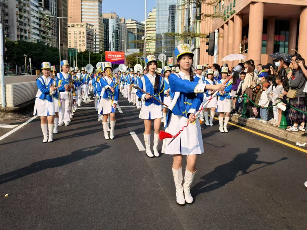 濠江步操旗樂隊國際幻彩大遊行展風彩