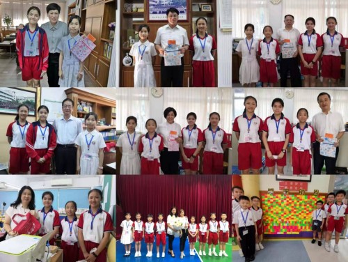 濠江中學附屬小學學生感謝師恩