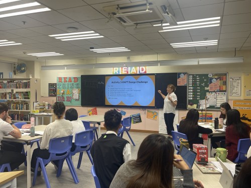 美國俄勒岡州立大學專家蒞臨濠江英才學校  指導英語教學 促進教師專業成長